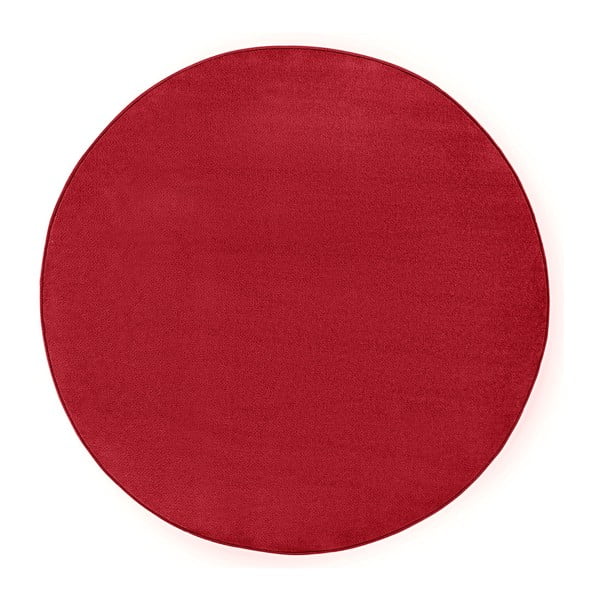 Červený koberec Hanse Home, Ø 133 cm