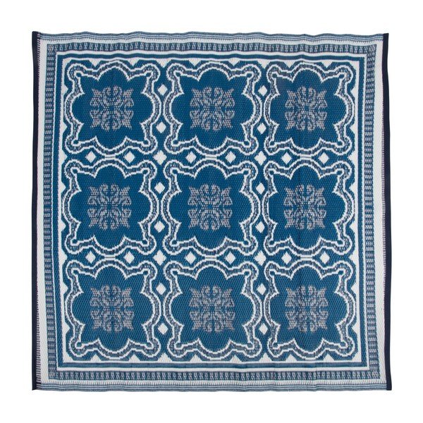 Obojstranný vonkajšie koberec Ego Dekor Blue Wish, 152 x 152 cm