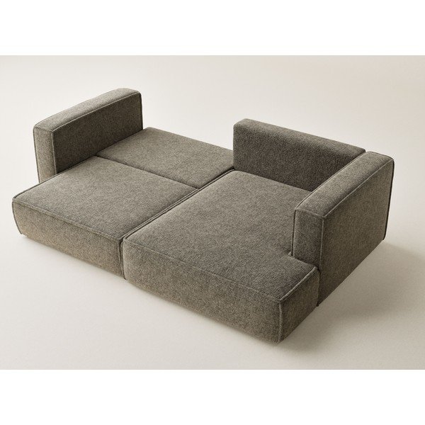 Hnedá ženilková rozkladacia/s úložným priestorom rohová pohovka (pravý roh/s leňoškou) Velto – Maison de Rêve-image-3