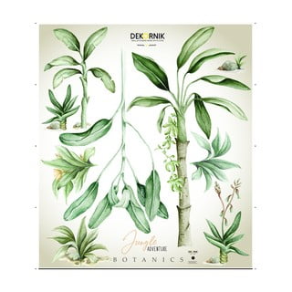 Súprava nástenných samolepiek Dekornik Jungle Botanics