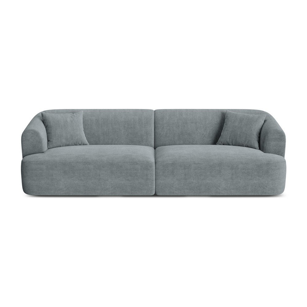 E-shop Tmavosivá menčestrová pohovka 255 cm Campi – Cosmopolitan Design