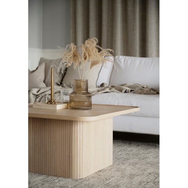 Prírodný odkladací stolík z dubového dreva Rowico Sullivan, 60 x 60 cm-image-3