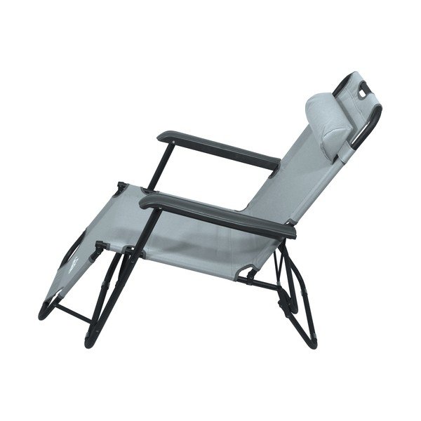 Sivé záhradné ležadlo Cattara Comfort-image-1
