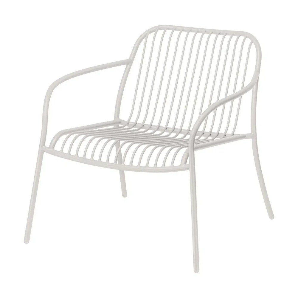 E-shop Svetlosivé kovové záhradné kreslo Yua Wire – Blomus