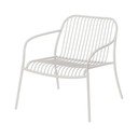 Svetlosivé kovové záhradné kreslo Yua Wire – Blomus