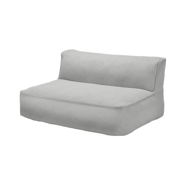 Svetlosivý modul záhradnej pohovky z textílie buklé Grow – Blomus-image-1