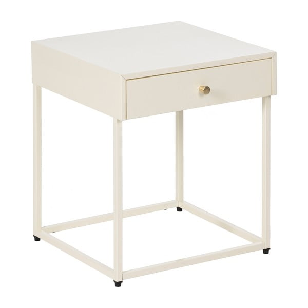 Krémový nočný stolík Nara – Ixia