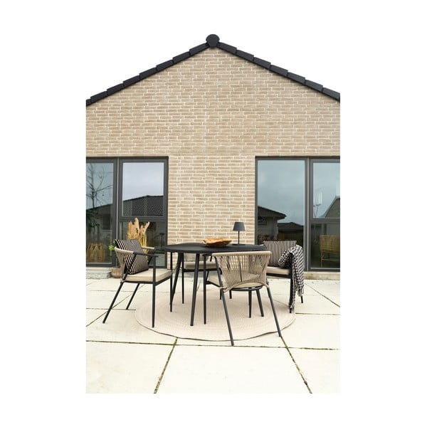 Okrúhly záhradný jedálenský stôl ø 120 cm Atlanta – House Nordic-image-1