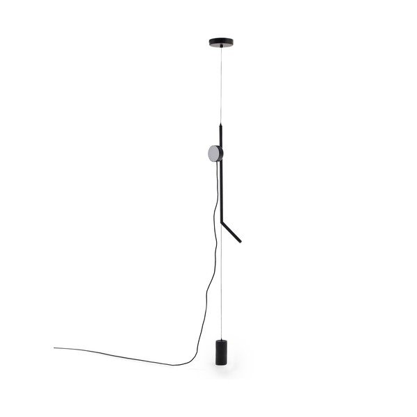 Čierna LED stmievateľná stojacia lampa (výška 339 cm) Orey – Kave Home