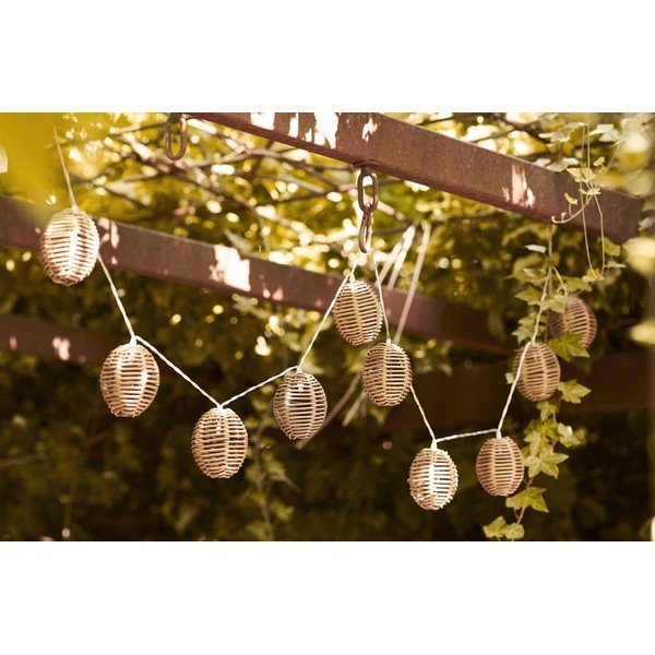 LED svetelná reťaz počet žiaroviek 10 ks na baterky dĺžka 180 cm Carlisle – House Nordic-image-2