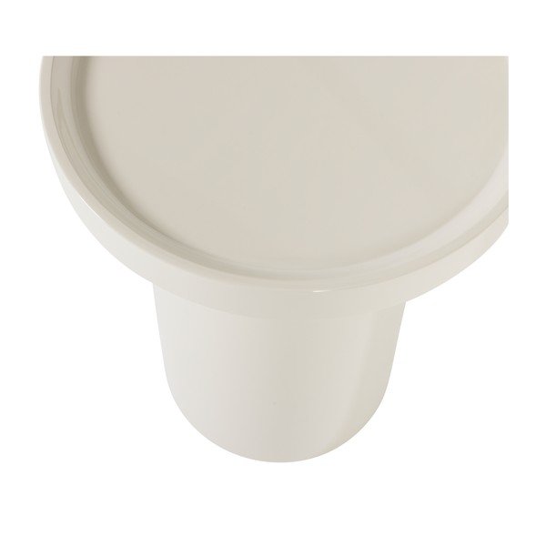 Lesklý okrúhly odkladací stolík ø 40 cm Veluna – WOOOD-image-2