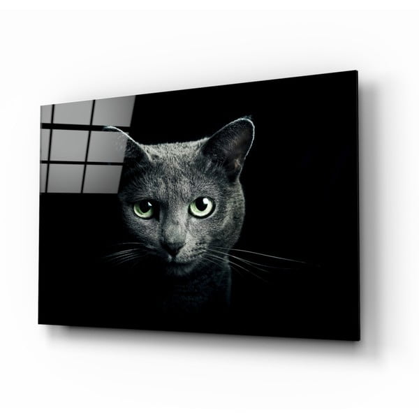 Sklenený obraz Insigne Cat, 110 x 70 cm