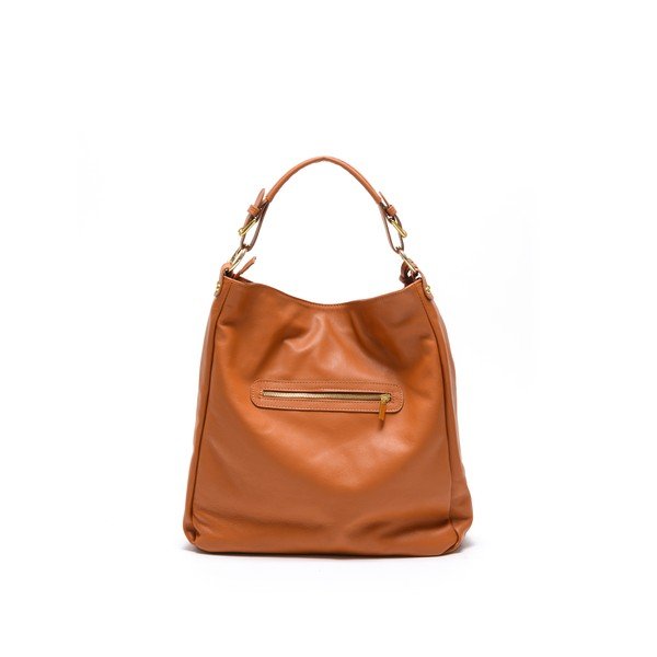 Kožená kabelka Tote 2087 Cognac-image-2