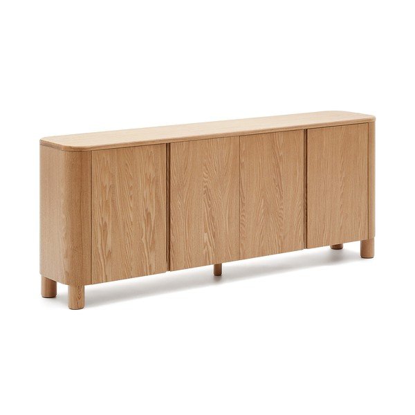 Komoda v dekore jaseňa v prírodnej farbe 200x79x40 cm Salaya – Kave Home-image-2