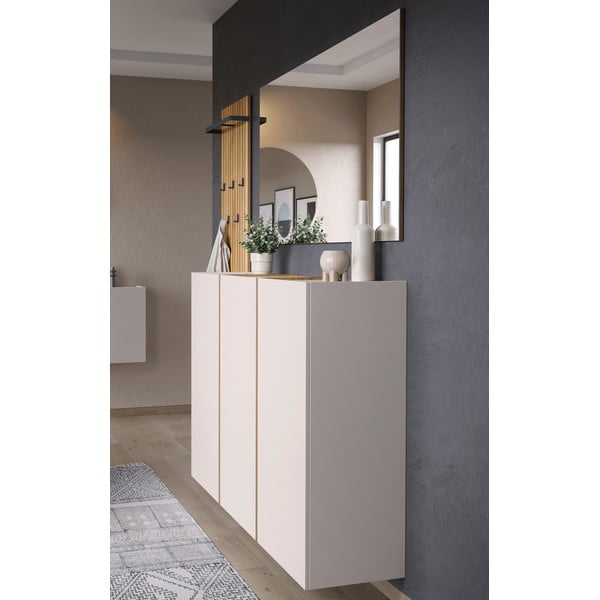 Nástenný vešiak v dekore duba v prírodnej farbe 46 cm Libbiano – Germania-image-1