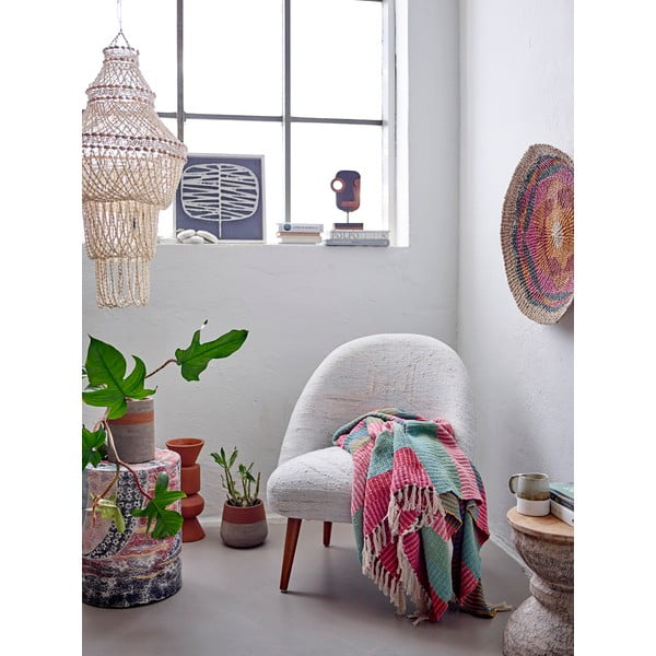 Deka z recyklovanej bavlny 130x160 cm Isnel - Bloomingville-image-1