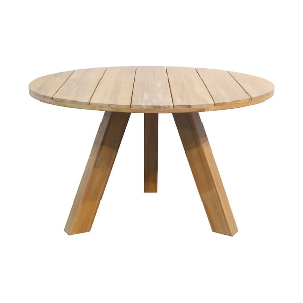 Záhradný jedálenský stôl s doskou z agátového dreva WOOOD Abby, ø 129 cm