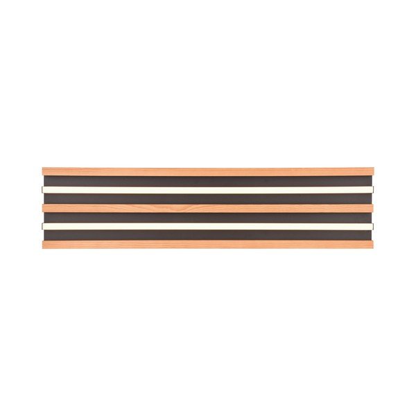 LED stmievateľné stropné svietidlo v čierno-prírodnej farbe 6x80 cm Fontana – Trio-image-3