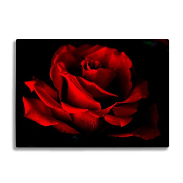 Sklenená doska na krájanie Insigne Red Rose