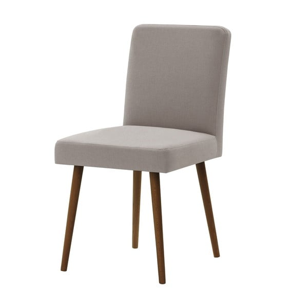 Sivo-hnedá stolička s tmavohnedými nohami Ted Lapidus Maison Fragrance