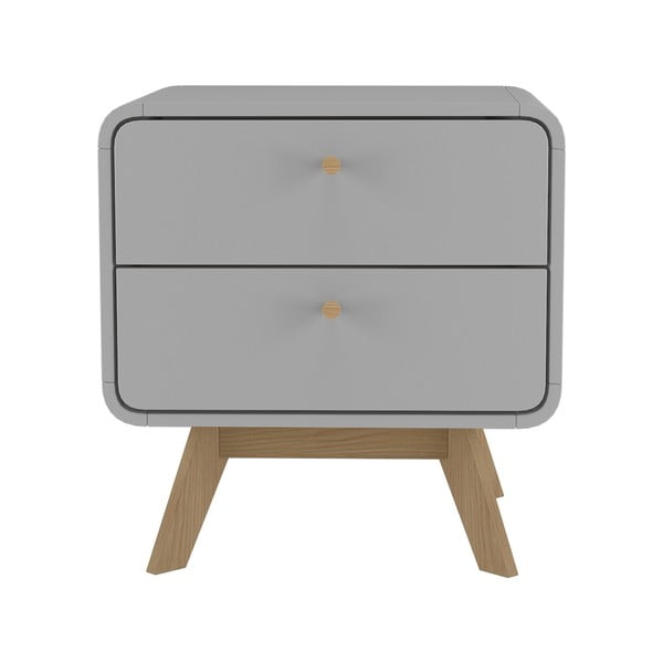 Sivý nočný stolík Cassie - Støraa-image-1