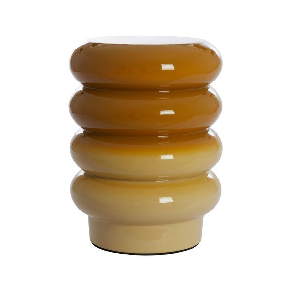 Kovový okrúhly odkladací stolík ø 30 cm Mirogi – Light & Living