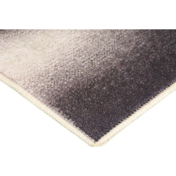 Bielo-čierny prateľný koberec 180x120 cm - Vitaus-image-2