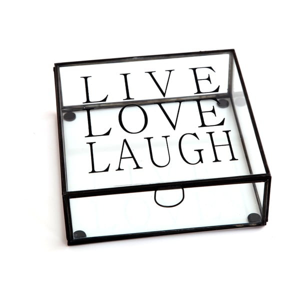 Box Cristal Live Love Laugh