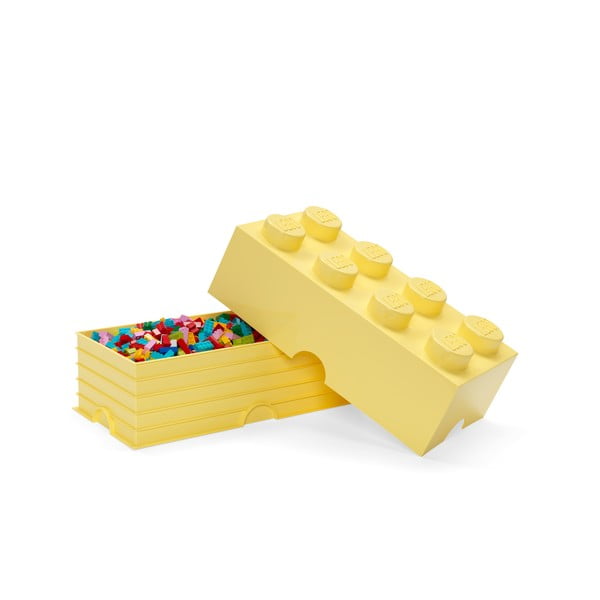 Svetložltý úložný box LEGO®-image-2