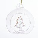 Sklenená vianočná ozdoba ø 6 cm Tree – Dakls