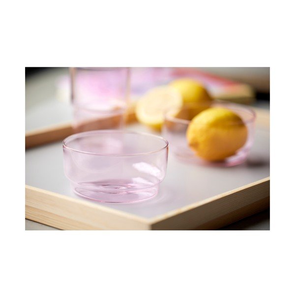 Ružové sklenené misky v súprave 2 ks 500 ml Torino – Lyngby Glas-image-4