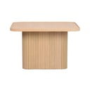 Prírodný odkladací stolík z dubového dreva Rowico Sullivan, 60 x 60 cm