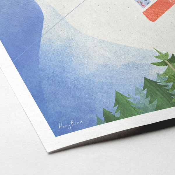 Plagát Travelposter Les Alpes, A3-image-2
