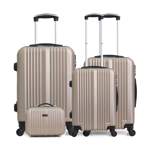 Sada 4 cestovných kufrov na kolieskach Hero Lipari-C