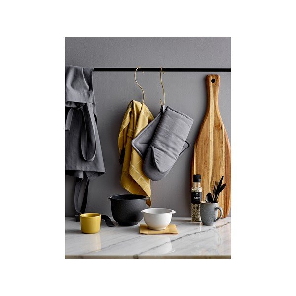 Žltá kuchynská utierka z bavlny Södahl Geometric, 50 x 70 cm-image-2