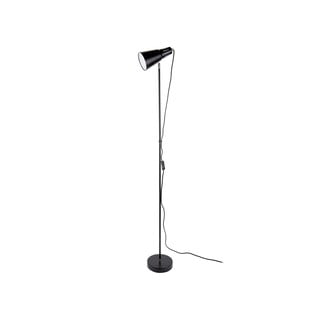 Čierna stojacia lampa Leitmotiv Mini Cone, výška 147,5 cm