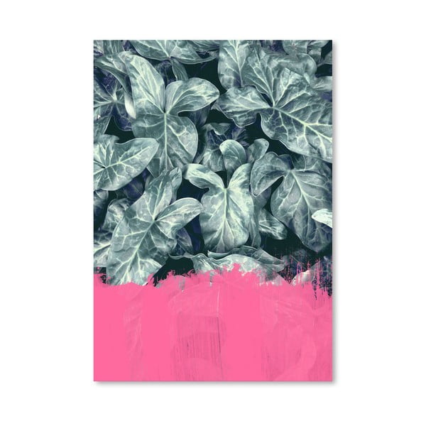 Plagát Americanflat Pink Sorbet On Jungle, 30 × 42 cm