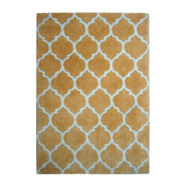Žltý koberec Smooth, 160x230cm