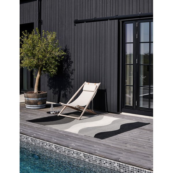 Sivý vnútorný a vonkajší koberec 70x100 cm Urvi Metal – Pappelina-image-4