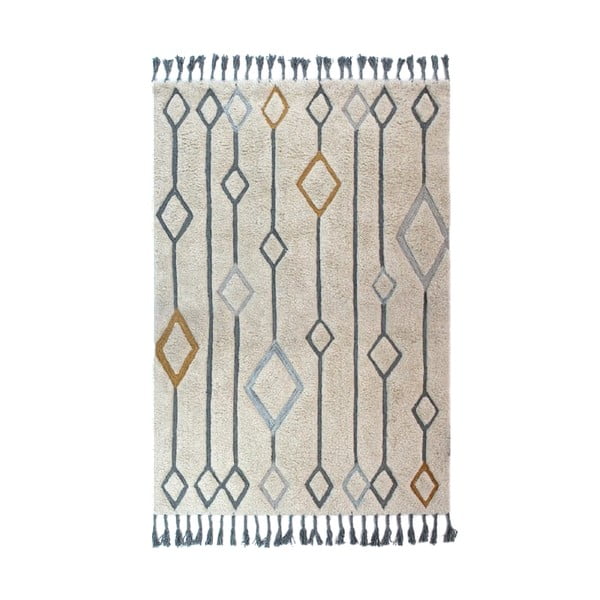 Béžový ručne tkaný koberec Flair Rugs Solitaire Beau, 200 × 290 cm