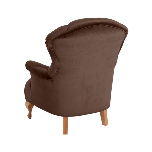 Hnedé kreslo Max Winzer Camilla Velor-image-2