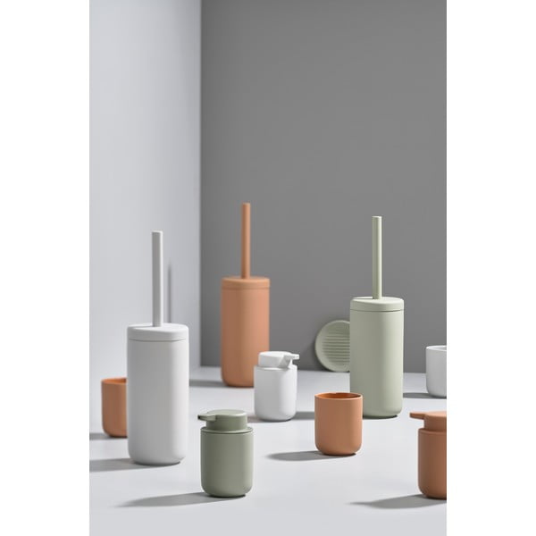 Svetlosivý kúpeľňová miska na mydlo z kameniny Zone Soft Grey-image-1