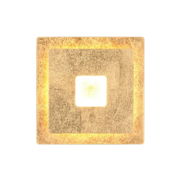 LED nástenné svietidlo v zlatej farbe Leano – Trio-image-2