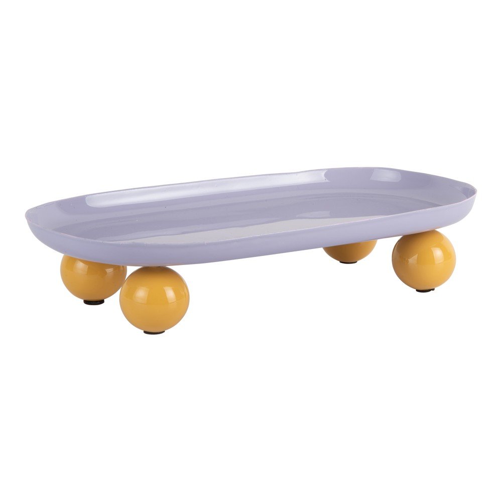 E-shop Kovová tácka 16x39 cm Double Funky – PT LIVING