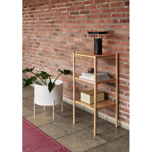 Biely kovový kvetináč ø 40 cm Airy - Hübsch-image-1