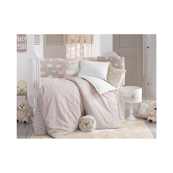 Modrý detský vankúšik s prímesou bavlny Mike & Co. NEW YORK Pillow Toy Smart Cat, 23 x 33 cm-image-2