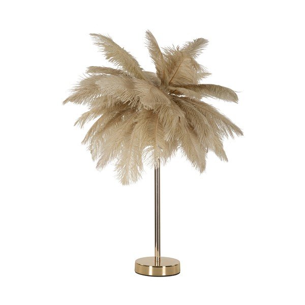 Stolová lampa v zlatej farbe (výška 55 cm) Palm – Mauro Ferretti