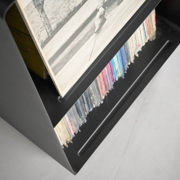 Čierny kovový pojazdný regál 40x73x38 cm Tower – YAMAZAKI-image-4