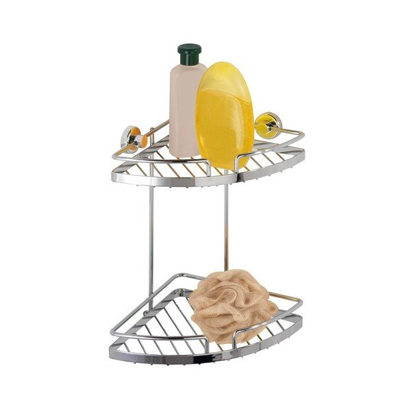 Samodržiaci rohový policový systém na kozmetiku Wenko Power-Loc Sion