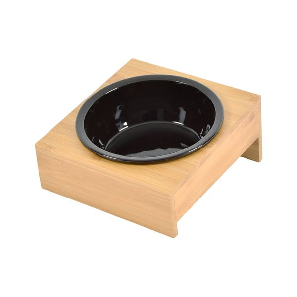 Bambusová miska s podstavcom pre psa ø 16 cm – Love Story